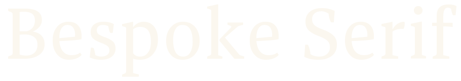 Bespoke Serif