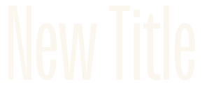 New Title