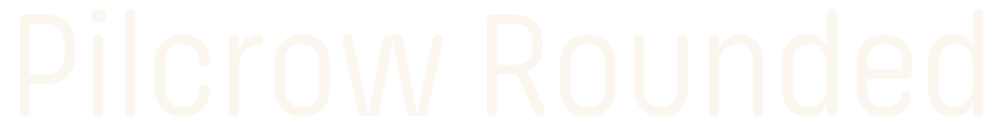 Pilcrow Rounded