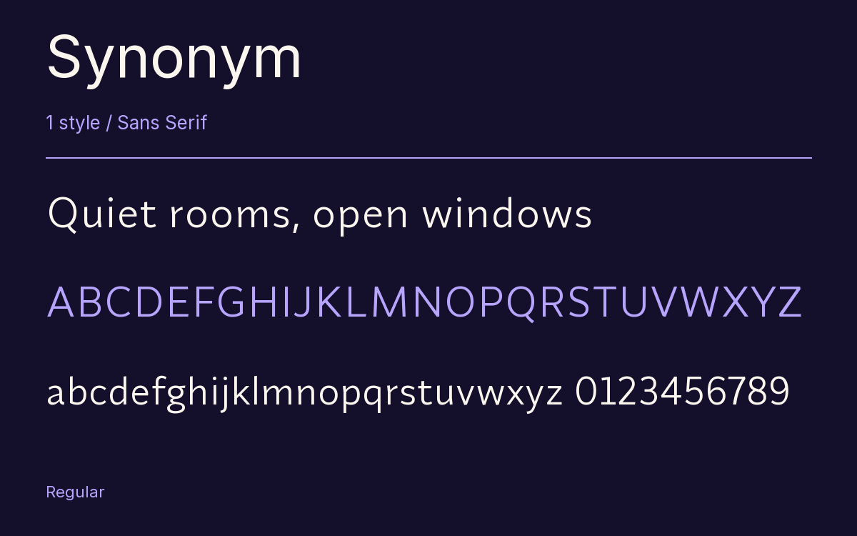 Synonym type specimen with letters and figures